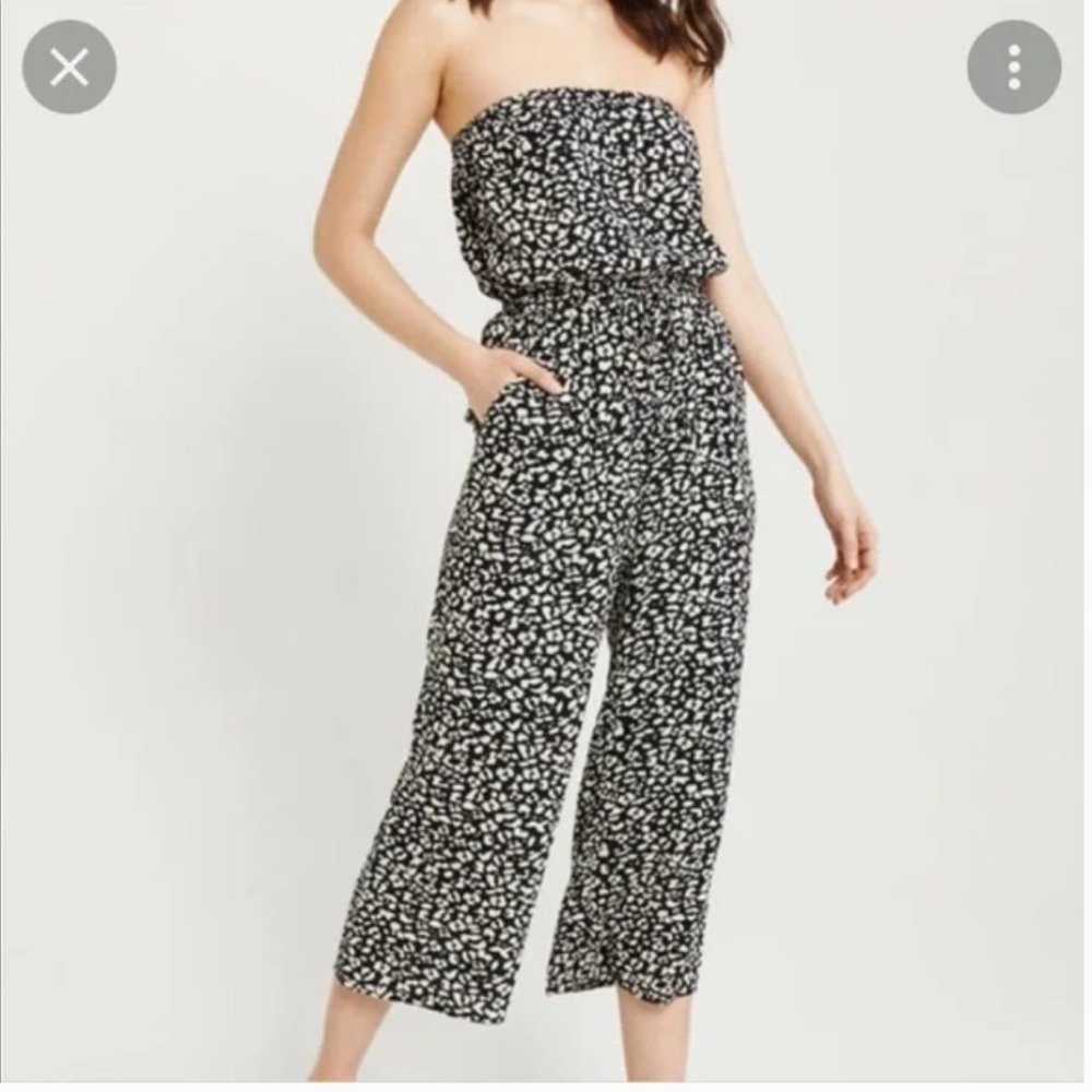 Abercrombie strapless jumpsuit